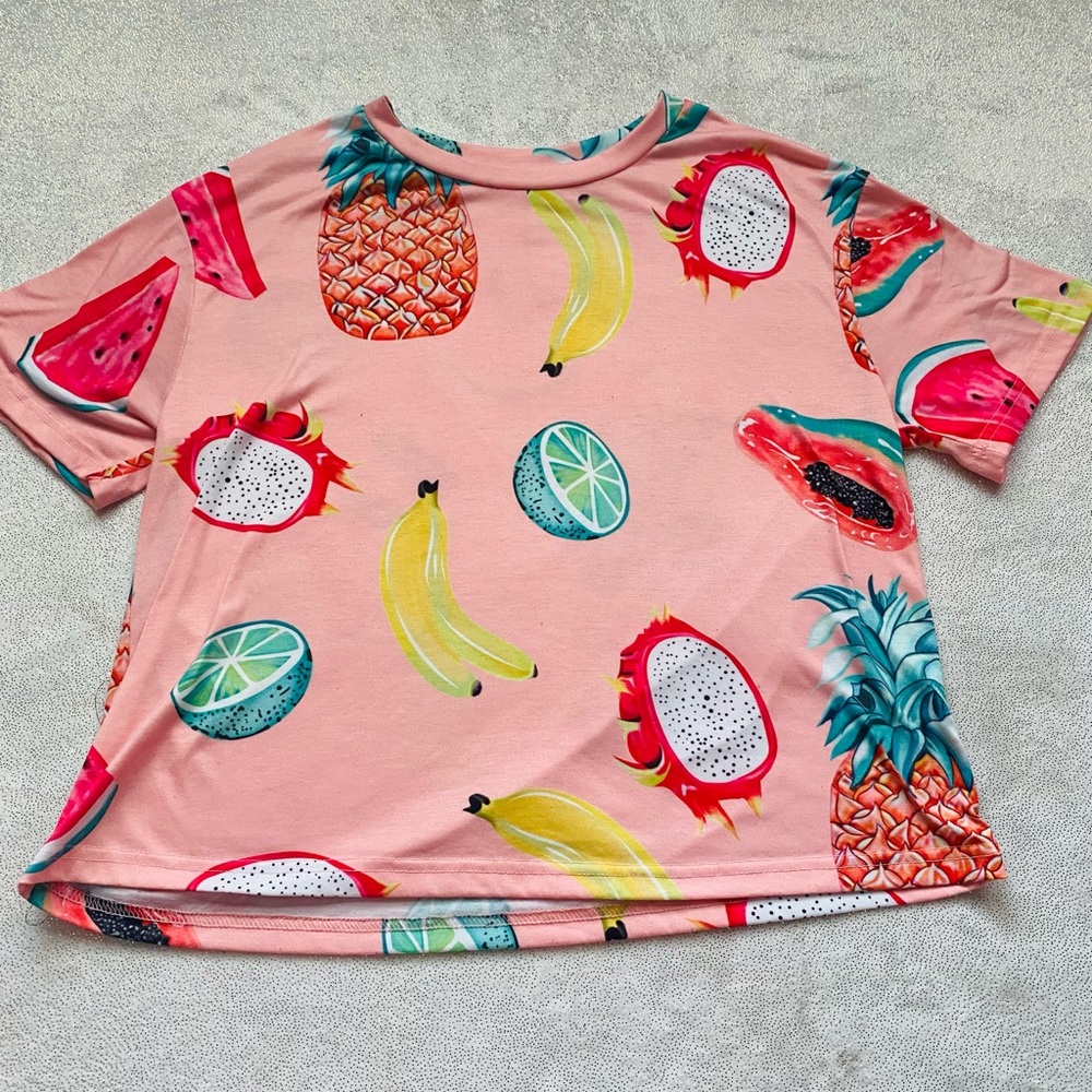 ⚡️shein fruit shirt !